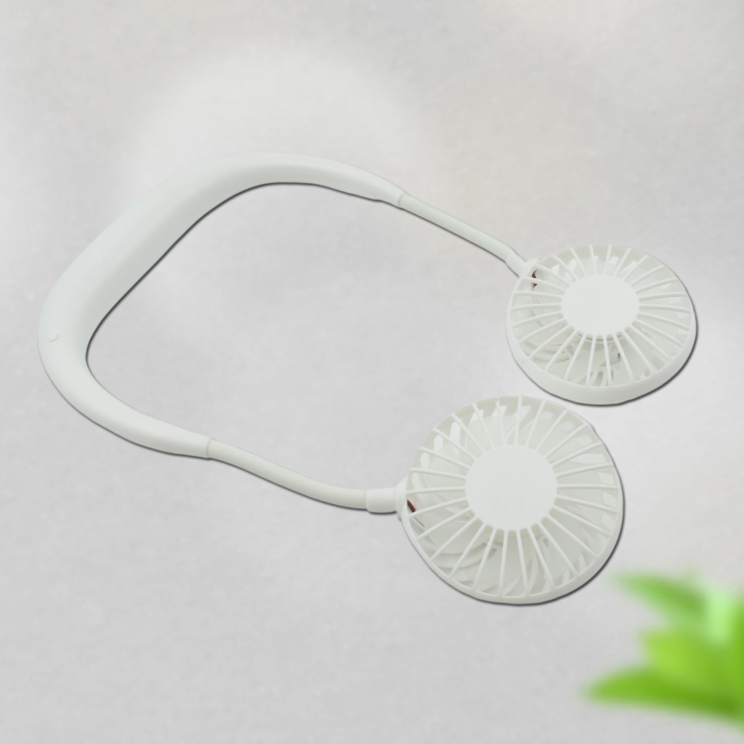 0896 Portable Fan USB Rechargeable Mini Hand Free Personal Fan Adjustable Speed Wearable Neckband Fan for Camping Traveling Office Room Outdoor (1 Pc ) 0896 Portable Fan USB Rechargeable Mini Hand Free Personal Fan Adjustable Speed Wearable Neckband Fan for Camping Traveling Office Room Outdoor (1 Pc )